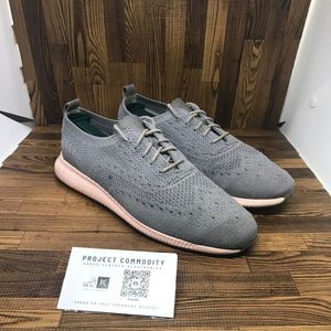 Cole Haan Womens 2 Grand OS Zerogrand W11512 Gray Lace Up Sneaker Shoes Size 7.5